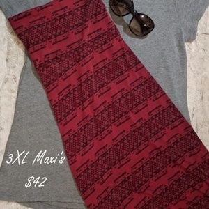 LuLaRoe Maxi Skirt 3XL